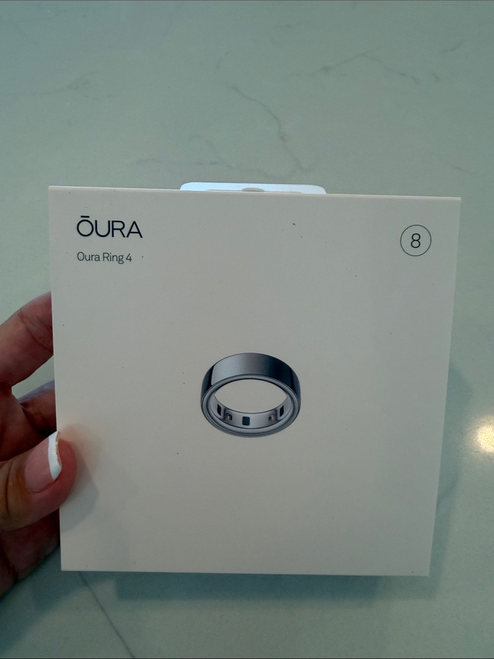 Oura Ring Generation 4 Smart Ring — Silver